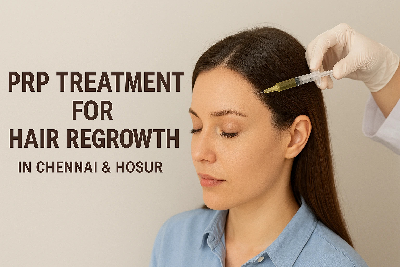 Restore Your Confidence with PRP Hair Treatment in Chennai & Hosur